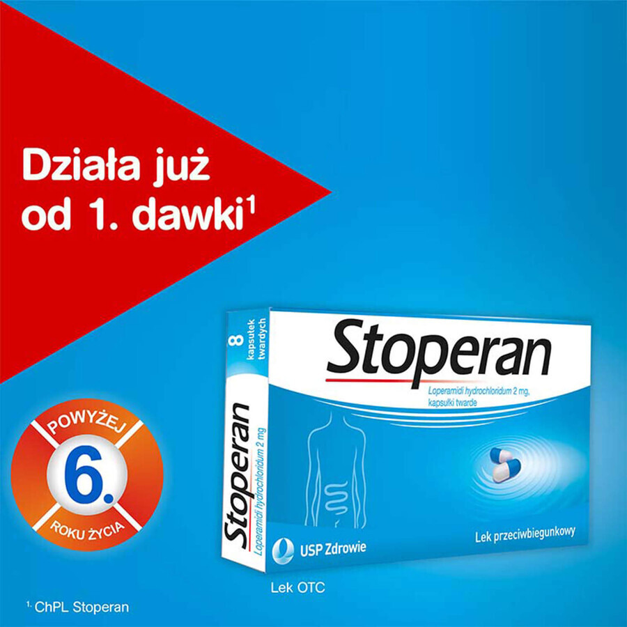 Stoperan 2 mg, 8 capsules