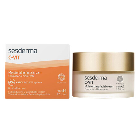 Sesderma C-Vit, crème hydratante pour le visage, 50 ml