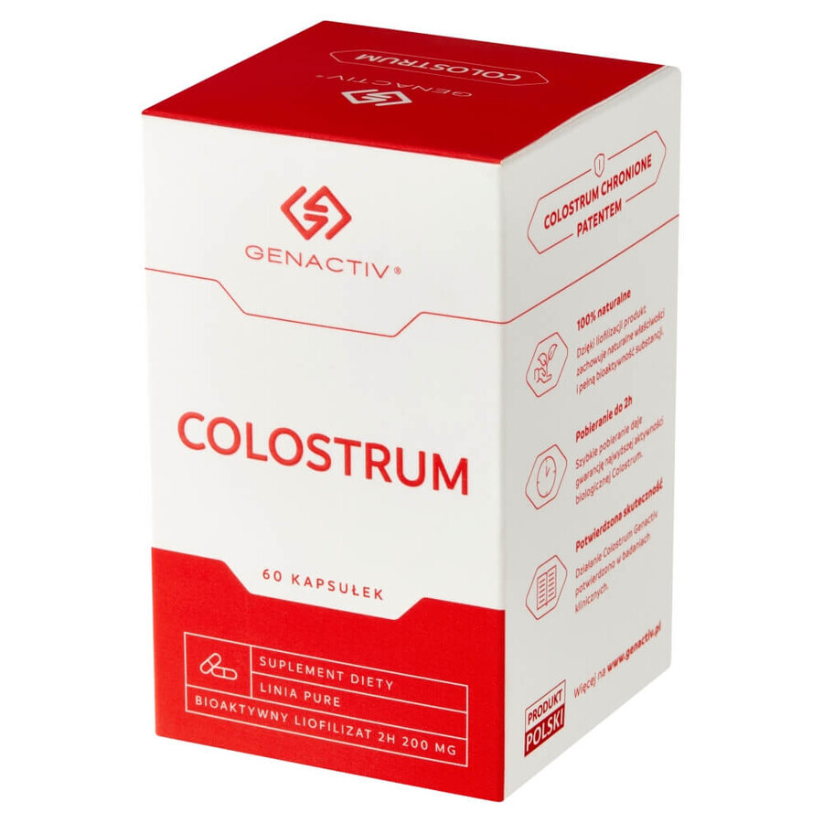 Colostro Genactiv, 60 capsule