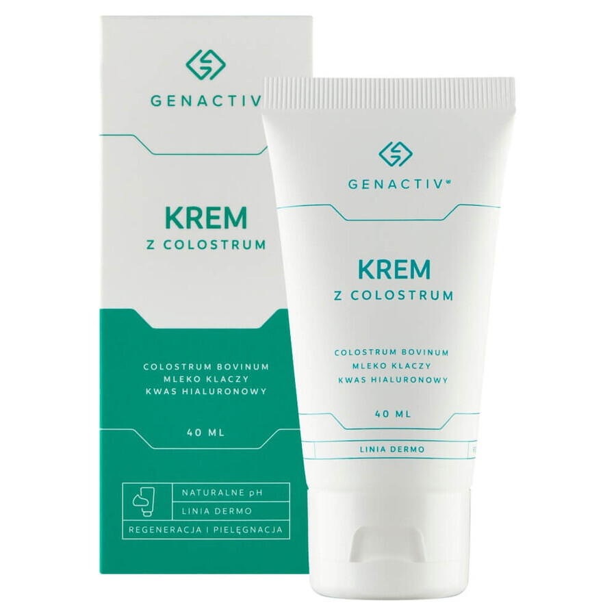 Genactiv, crema al colostro per viso e corpo, 40 ml