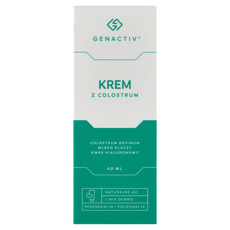 Genactiv, crema al colostro per viso e corpo, 40 ml