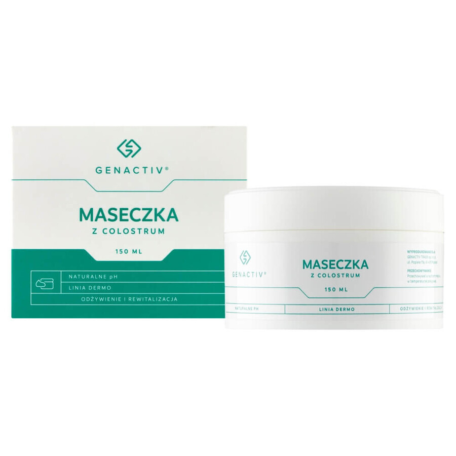 Genactiv, maschera per il viso al colostro, 150 ml