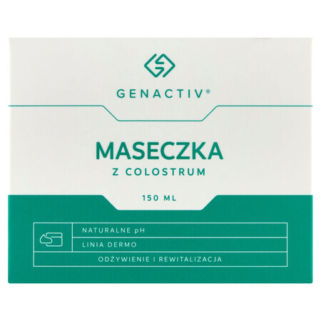 Genactiv, maschera per il viso al colostro, 150 ml