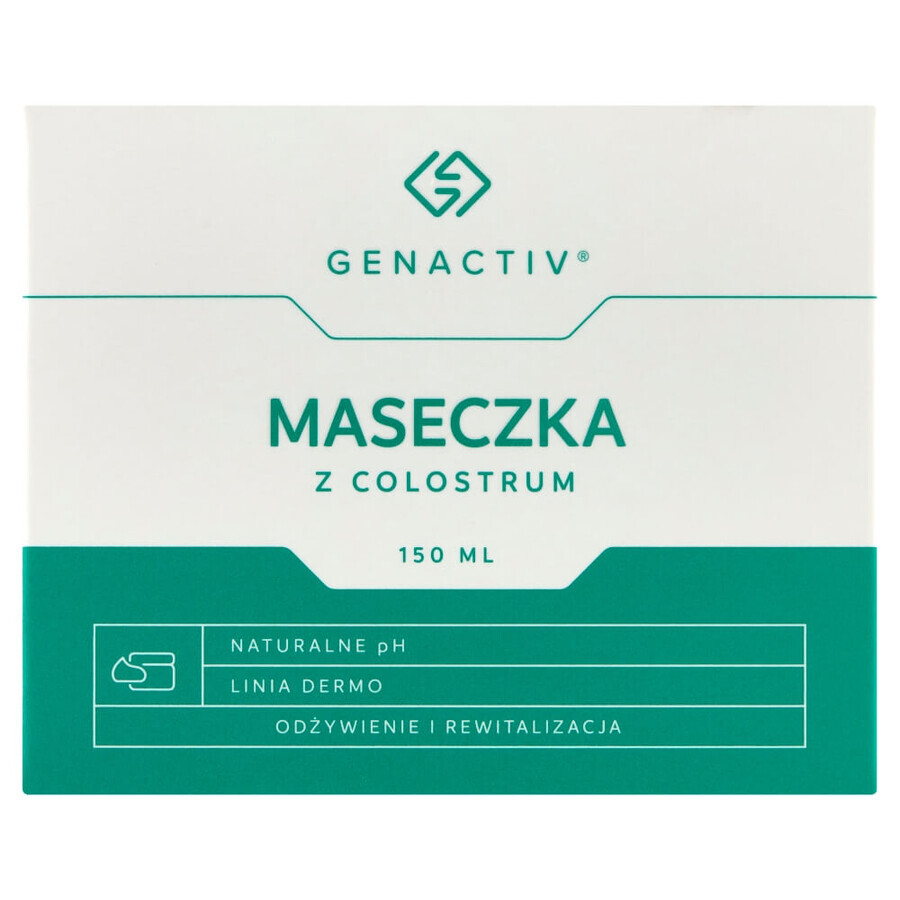 Genactiv, maschera per il viso al colostro, 150 ml