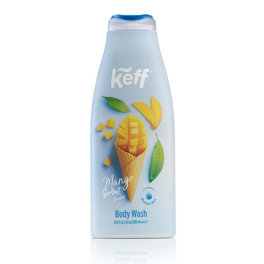 Gel doccia Mango Sorbet Keff, 500 ml, Sano