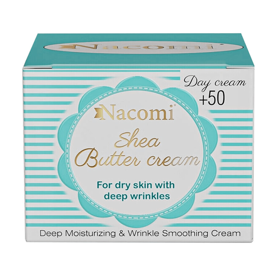 Nacomi, crema antirughe per il viso +50, 50 ml