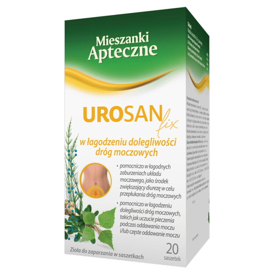 Herbapol Apteczny Urosan Fix, 2 g x 20 Tütchen