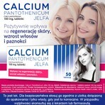 Calcium Pantothenicum Jelfa 100 mg, 50 tablets