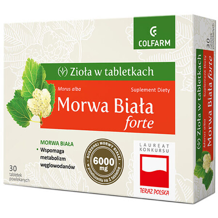 Erbe in compresse Gelso Bianco Forte, 30 compresse