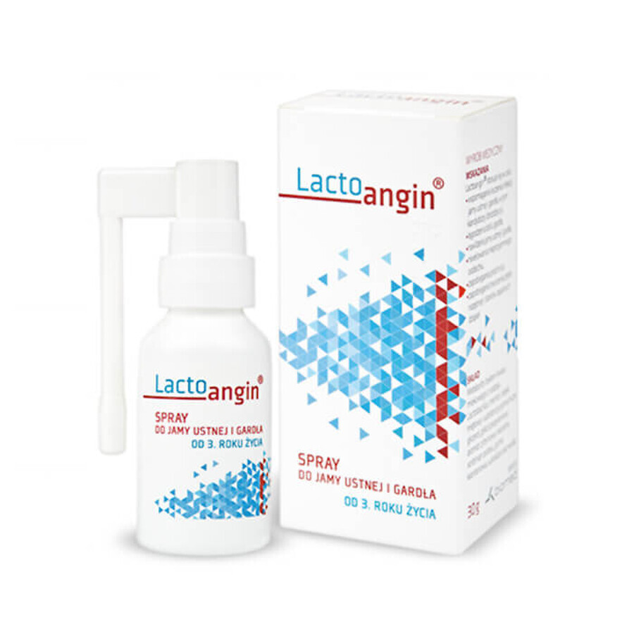 Lactoangin, spray pentru gură și gât de la 3 ani, 30 g