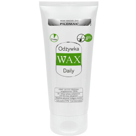 WAX Pilomax Daily, balsamo al collagene per capelli danneggiati, sottili e senza volume, 200 ml