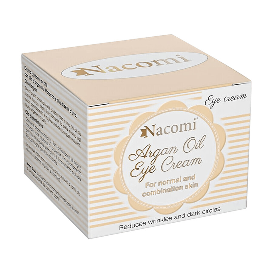 Nacomi, crema occhi all'argan, 15 ml