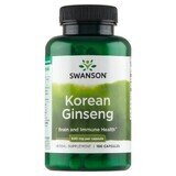 Swanson Ginseng coreano, 100 capsule