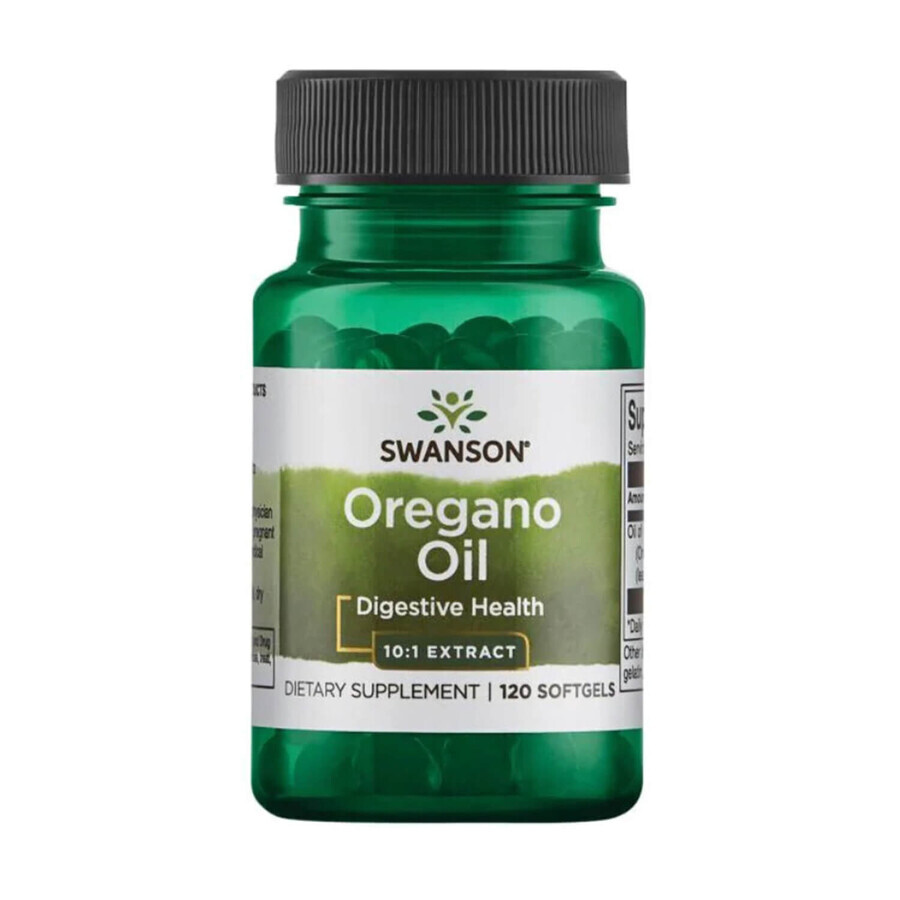 Swanson Olio di origano, estratto di origano, 120 capsule in gel