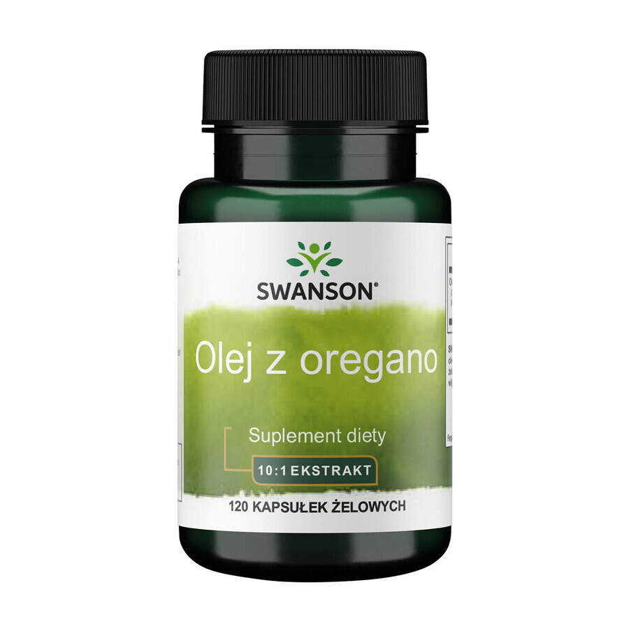 Swanson Olio di origano, estratto di origano, 120 capsule in gel