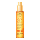 Nuxe Sun, huile bronzante visage et corps, SPF 30, 150 ml