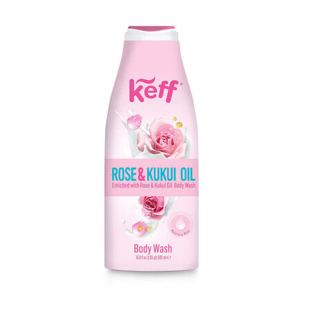 Rose & Kukui-Öl Keff Duschgel, 500 ml, Sano