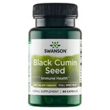 Swanson Full Spectrum Black Cumin Seed, black cumin seeds, 60 capsules