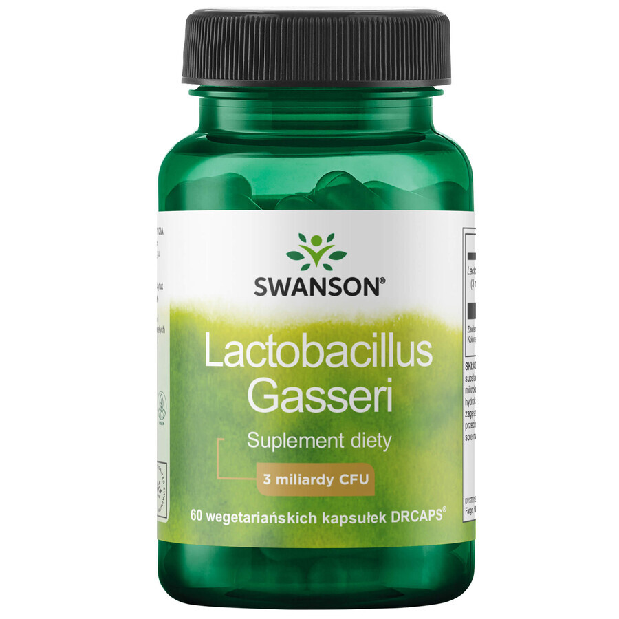 Swanson Lactobacillus Gasseri, 60 capsule vegetali