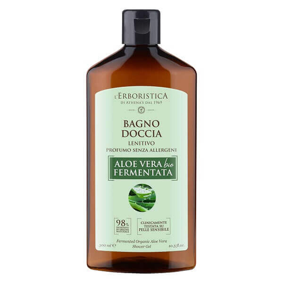 Organic fermented Aloe Vera shower gel, 300 ml, L'Erboristica