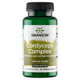 Swanson Cordyceps Complex con Reshi e Shiitake, 60 capsule