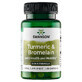 Swanson Turmeric &amp;amp; Bromelain, curcuma e bromelina, 60 capsule