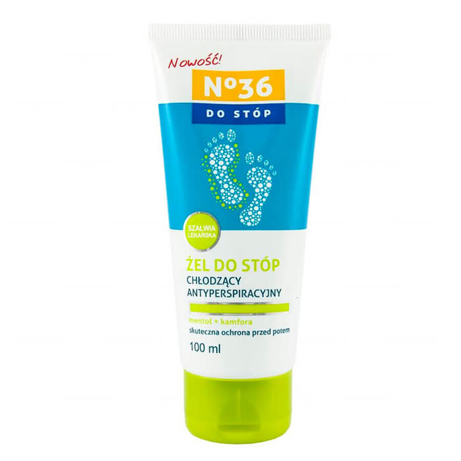 No36, gel rinfrescante per i piedi, 100 ml