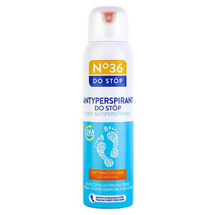 No36, antiperspirant for feet, antibacterial protection, 50 ml