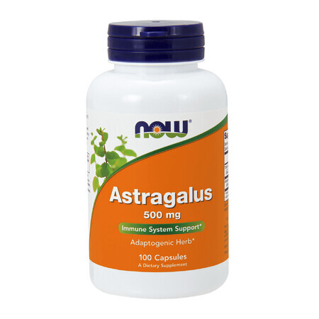 Now Foods, Astragalo 500 mg, 100 capsule