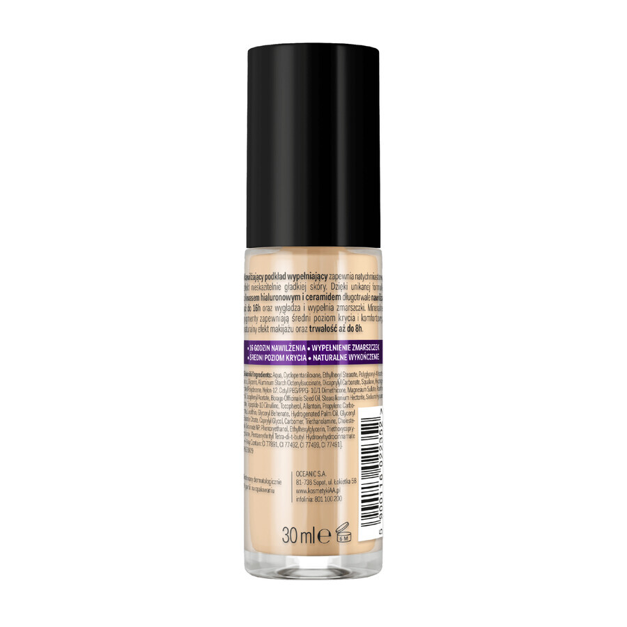 AA MakeUp, fondotinta riempitivo delle rughe Filler, n. 103, beige chiaro, 30 ml