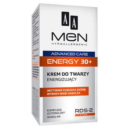 AA Men Energy, crema energizzante 30+, 50 ml