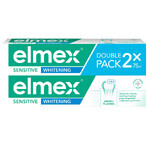 Elmex Sensitive Whitening toothpaste with amine fluoride, 2 x 75 ml