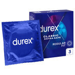 Durex Extra Safe, Kondome mit mehr Gleitmittel, verstärkt, 3 Stück