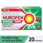 Nurofen Express Forte 400 mg, 20 Weichkapseln