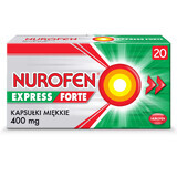 Nurofen Express Forte 400 mg, 20 soft capsules