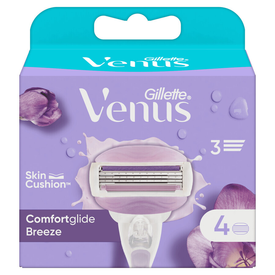 Gillette Venus Breeze, cartucce di ricambio, 4 pezzi