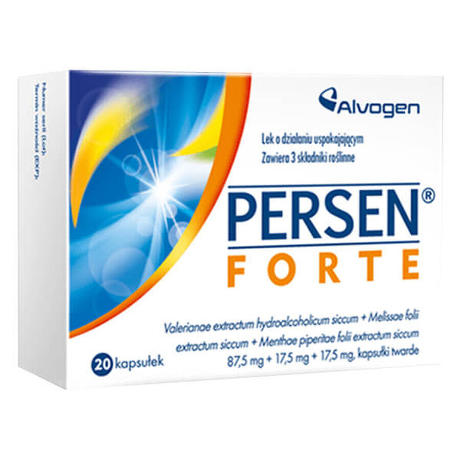 Persen forte 87,5 mg + 17,5 mg + 17,5 mg, 20 Hartkapseln