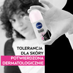 Nivea, Roll-on Antitranspirant, Unsichtbar Schwarz &amp; Weiß, Klar, 50 ml