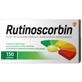 Rutinoscorbina 25 mg + 100 mg, 150 comprimidos recubiertos con película