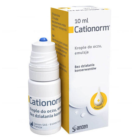 Cationorm, collirio, emulsione, 10 ml