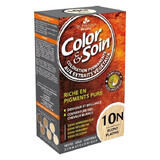 Color&amp;Soin, tintura per capelli, 10N, biondo platino, 135 ml