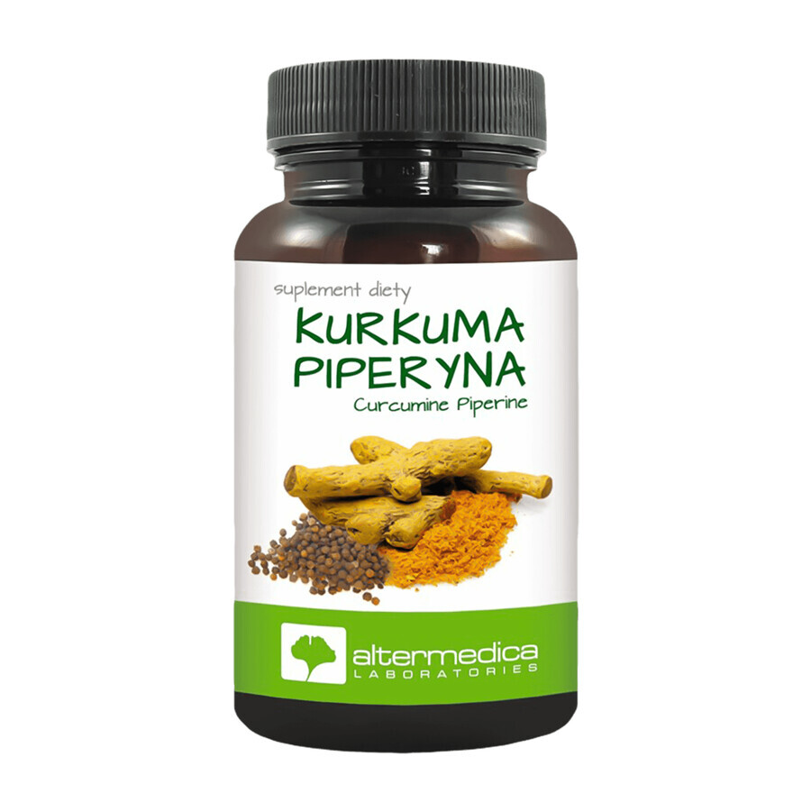 Alter Medica Turmeric Piperine, 60 capsules