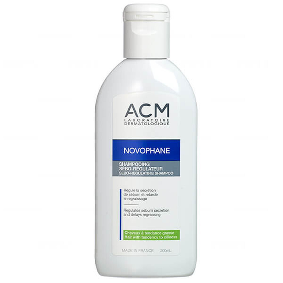 ACM Novophane, sebo-regulierendes Shampoo, 200 ml