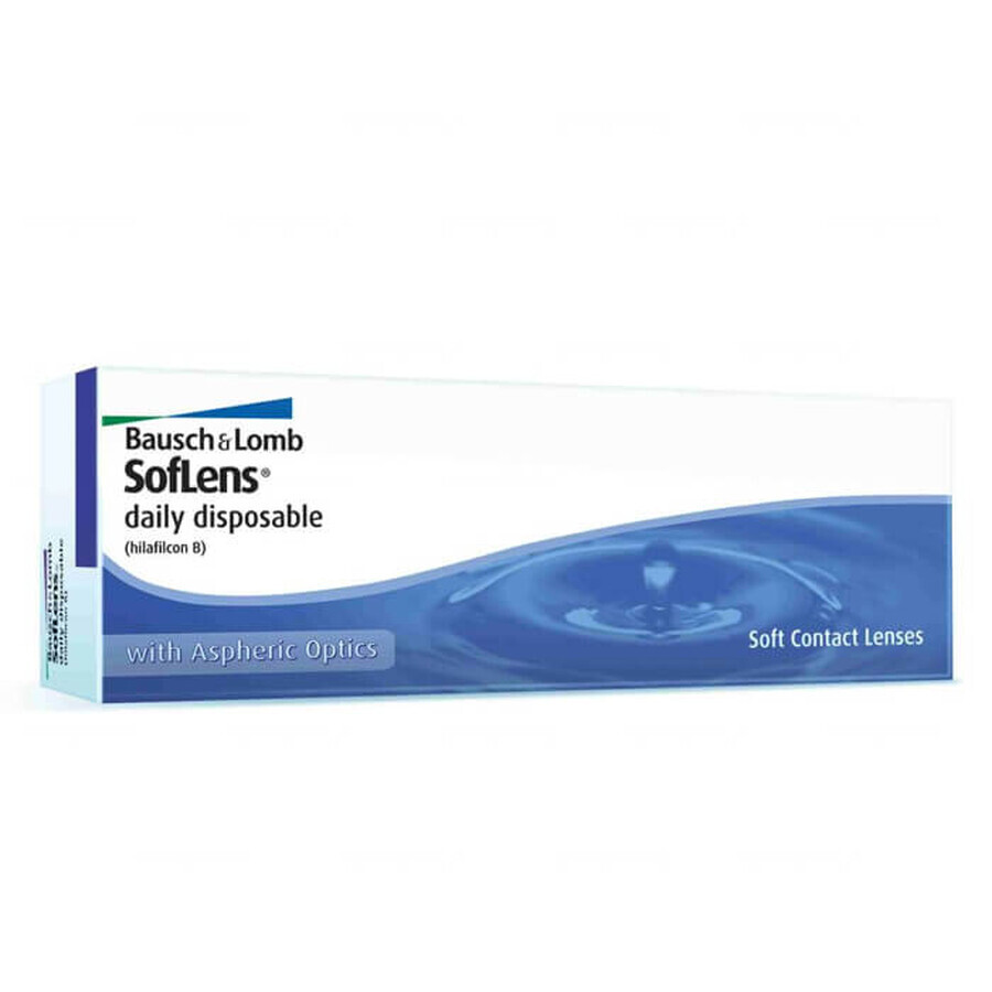 SofLens lenti a contatto giornaliere monouso, 1 giorno, -1,25, 30 pz.