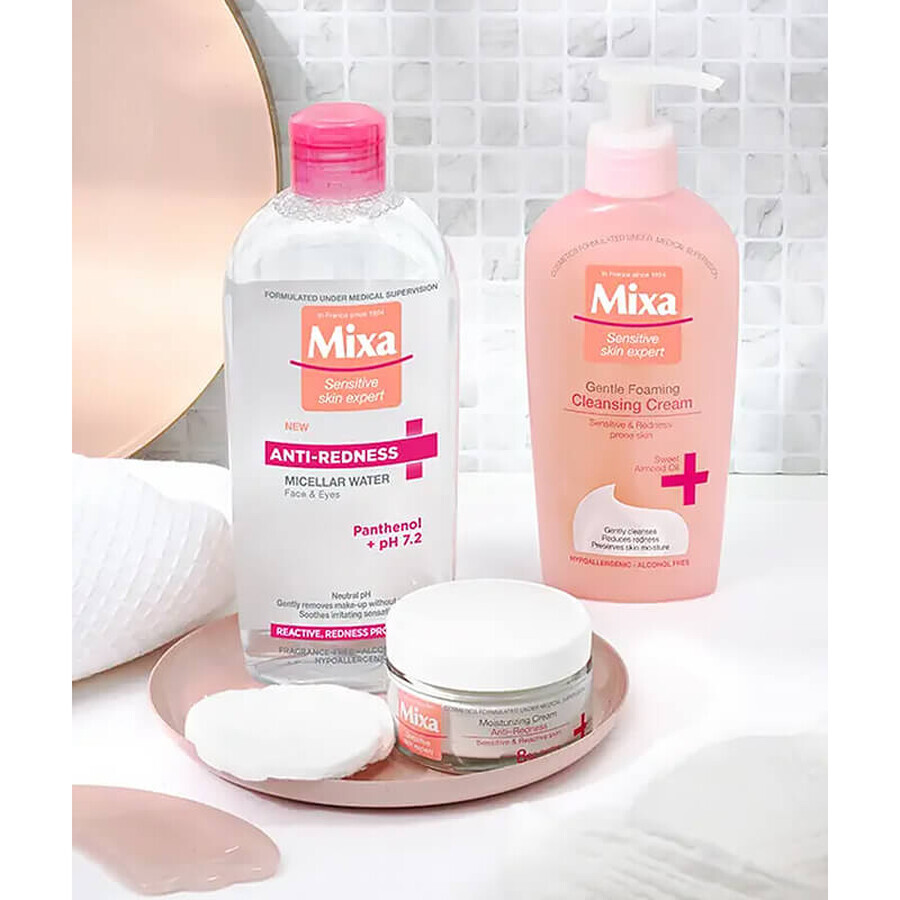 Mixa Anti-Redness, Lozione micellare, pelle reattiva e soggetta a rossori, 400 ml