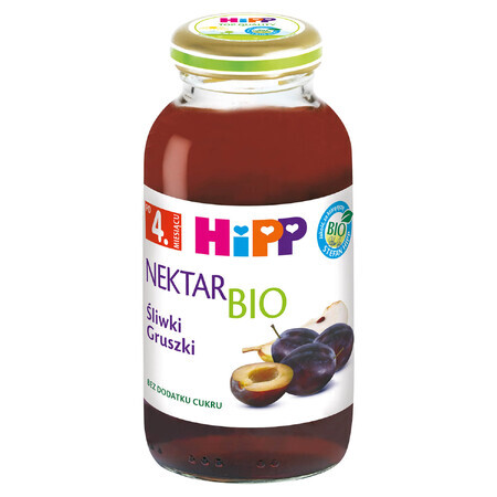 HiPP Nectar Bio, prugna e pera, dopo 4 mesi, 200 ml