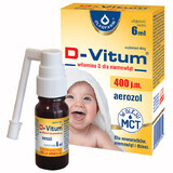 D-Vitum 400 UI, vitamina D per bambini, aerosol, 6 ml