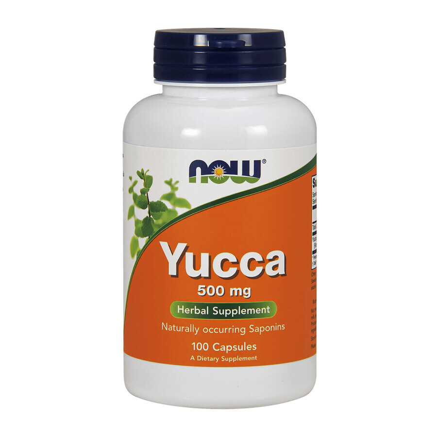 Now Foods Yucca 500mg, 100 capsule