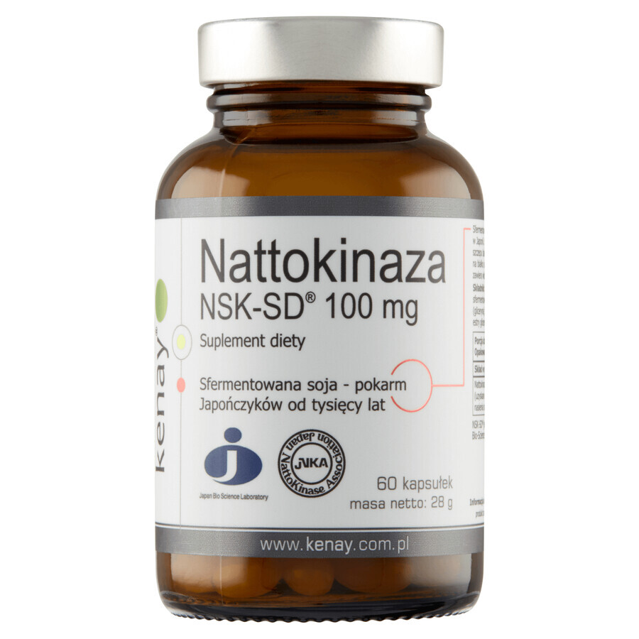 Kenay Nattokinase NSK-SD 100 mg, 60 capsule