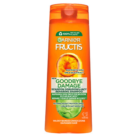 Garnier Fructis Goodbye Damage, Shampoo rinforzante per capelli molto danneggiati, 400 ml